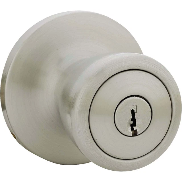 Steel Pro Satin Chrome Entry Door Knob TR600B Steel Pro TR600B 009326205014