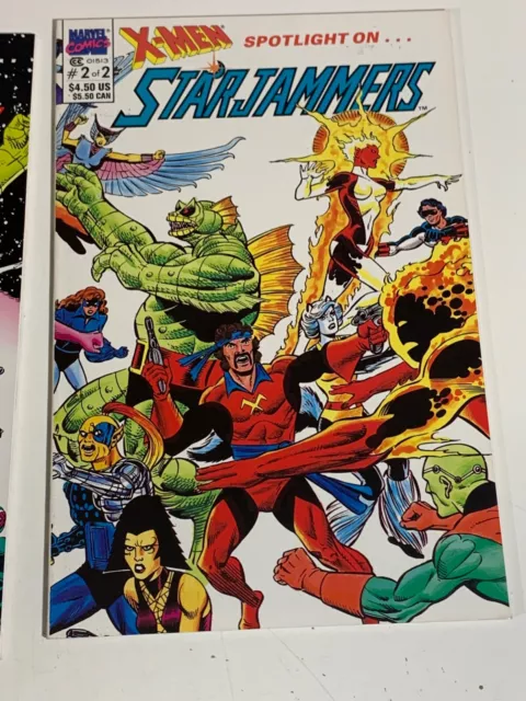 X-Men Spotlight Starjammers #1-2 (1990) Marvel Comics NM 2