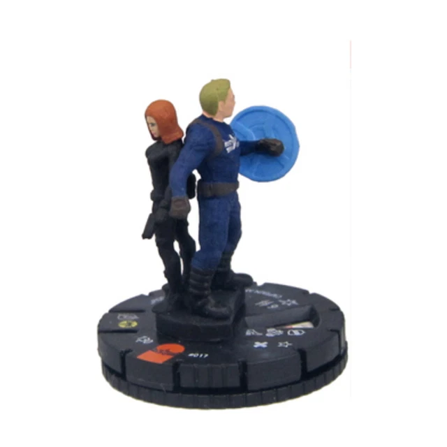 WizKids Marvel HeroClix Winter Soldier Captain America and Black Widow (C) NM