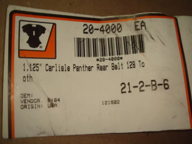 Harley Drive Belt XL XLH Rear 1.125 Belt Drives LTD  128 Tooth V-Twin 20-4000 X7 3