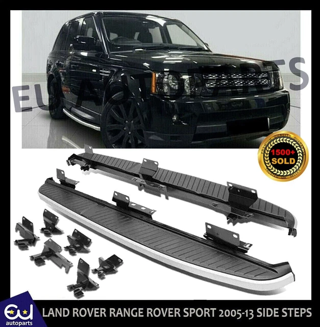 SIDE STEPS RUNNING BOARDS FOR LAND ROVER RANGE ROVER SPORT L320 05-13 ALL BLACK main image 0
