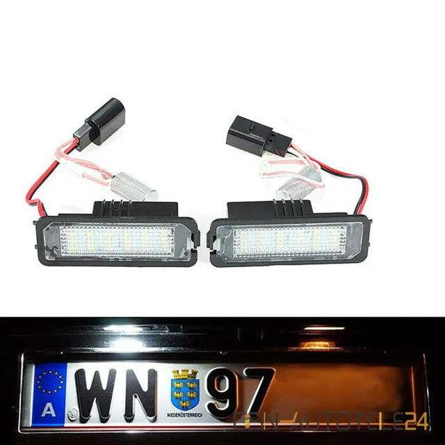 LED Kennzeichenbeleuchtung ALU CREE von Recambo passend für VW Touareg II +  III 7P+CR
