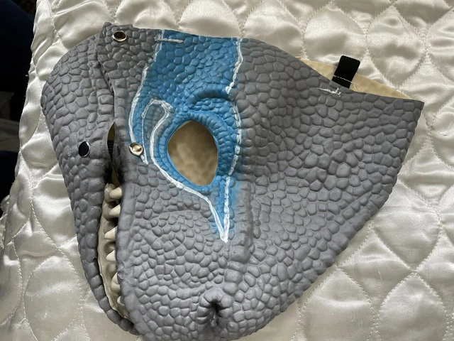 Blue Raptor Mask JURASSIC WORLD DOMINION Velociraptor Blue Mask £9.99 - PicClick UK