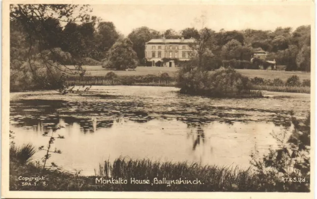 Ballynahinch, Co. Down. Montalto House # SPA.I.5 by Tuck.