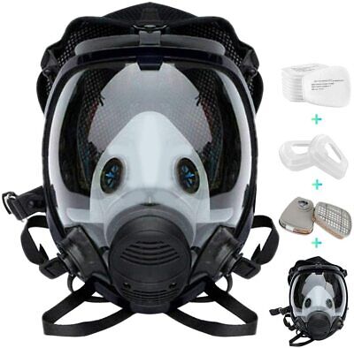 15 in 1 Full Face Gas Mask Respirator Painting Respirator Facepiece Reusable USA