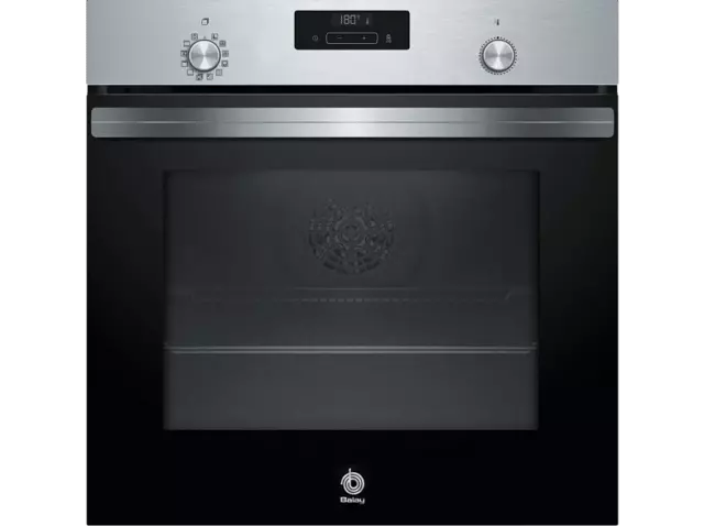 Horno - Balay 3HB4841X2, 71 l, Multifunción, Integrable,  Pirolítico + Hidrolí