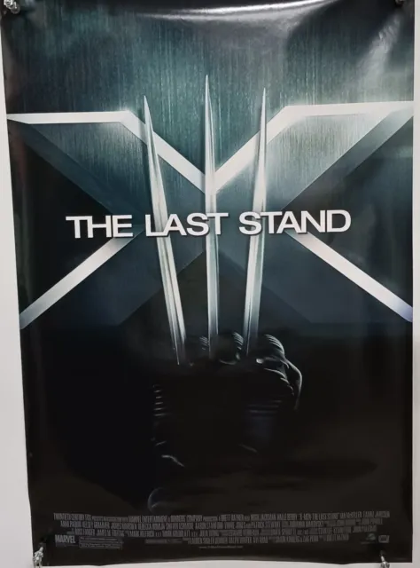 X-MEN III THE LAST STAND 27x40 Original Theater D/S Movie Poster Marvel
