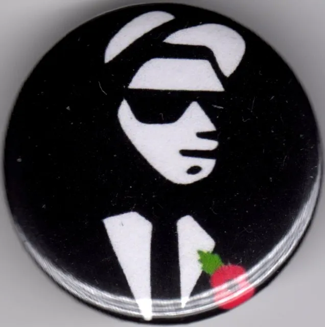 SKA Pin Button Badge 25mm - WALT JABSCO - REMEMBRANCE - 2TONE - SPECIALS - BEAT