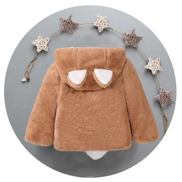 Soffice cappotto volpe animale carino ragazzo ragazza 2-3 anni 3