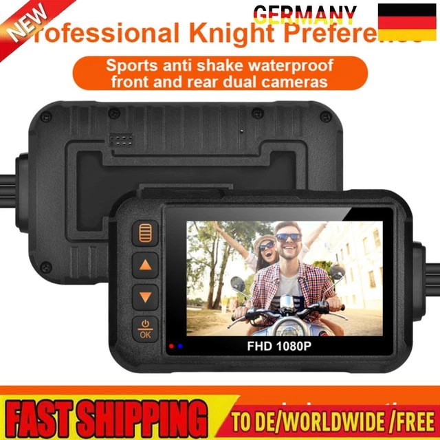 Fotocamera moto 1080P/720P manubrio DVR fissaggio cruscotto moto DVR 3 pollici