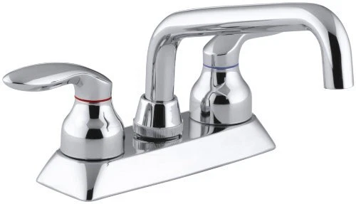 KOHLER 15270-4-CP CoralaisR Lever Handles Utility Sink Faucets Polished Chrome