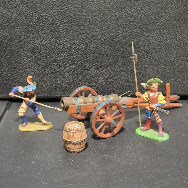 Figurine Elastolin Ougen - Officier Confédéré à Cheval, Guerre De Sécession, échelle 1:32