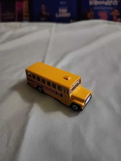1985 Matchbox Elementary School Bus - Excellent Cond.