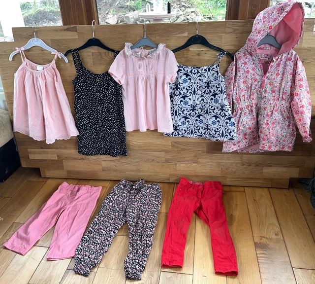 Girls 3-4 Outfit Bundle Floral Next Lace Blouse Dress Spring Summer