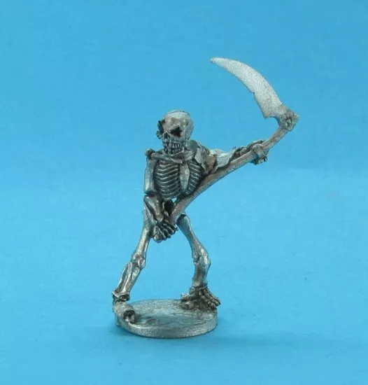 RAL PARTHA Fantasy SKELETON with SCYTHE RPG D&D Pathfinder DSA 19019C R