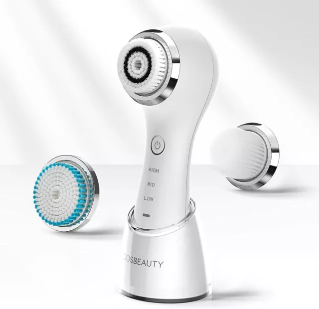 Spazzola Pulizia Viso Elettrica, Impermeabile, Skincare Ricaricabile wireless