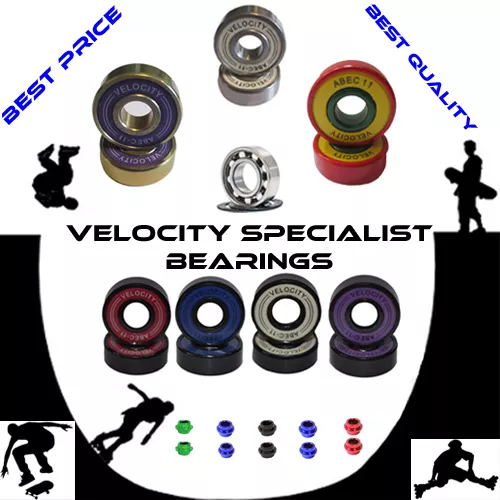 pro Abec 11 608 Wheel bearings Skateboard scooter Quad inline Roller skate 9