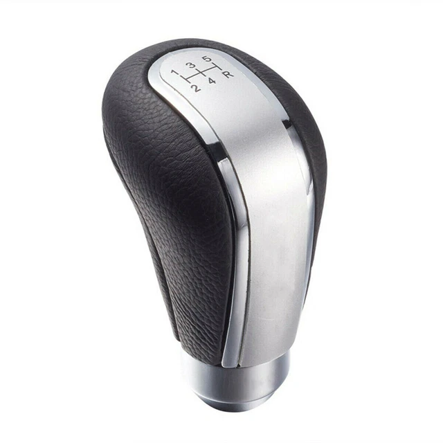 5-Speed Car Handle Gear Stick Shift Knob Manual Shifter Lever w/3 Size Adapters