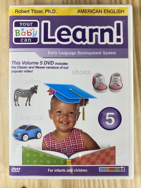 Your Baby Can Learn! Volume 5 American English Language Skills 2017 DVD New