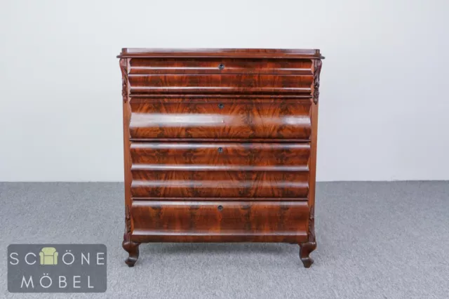 Hübsche Biedermeier Kommode Schränkchen Sideboard Anrichte Vertiko Antik Stil