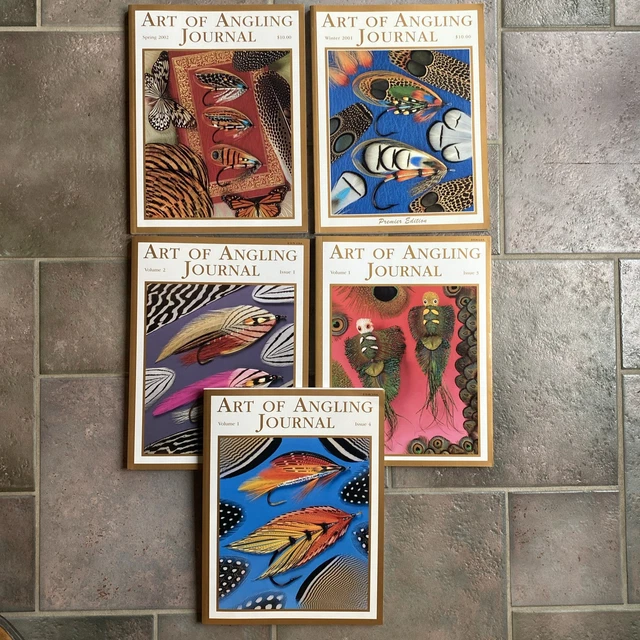 ALL 9 VOLUMES Art of Angling Journal Magazine Complete Set