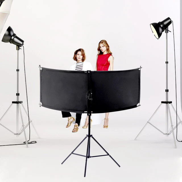 NEEWER 24X70 INCHES Clamshell Light Reflector/Diffuser for Studio and