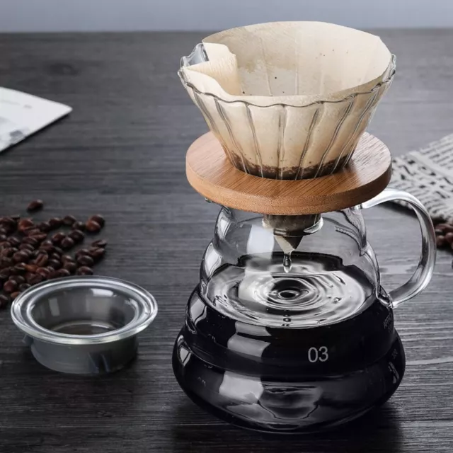 Coffee Filter Coffee Pot Sharing Pot Filter Cup Set Pour Over Glass Dripper