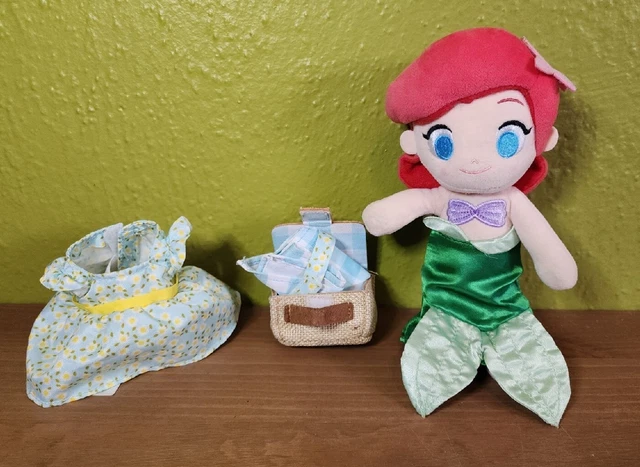 Disney Store Japan Princess Ariel The Little Mermaid Plush Doll nuiMOs & Outfit