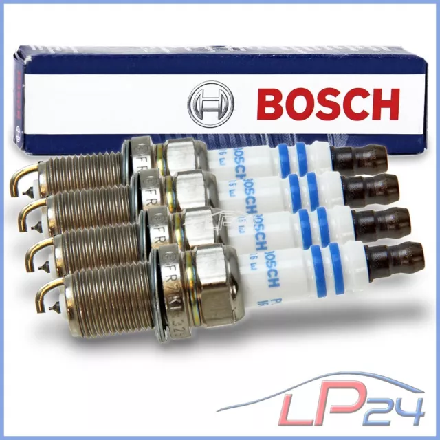 4x BOUGIE D'ALLUMAGE BOSCH IRIDIUM FR7KI POUR VW CADDY 3 1.6 + 2.0 2006-