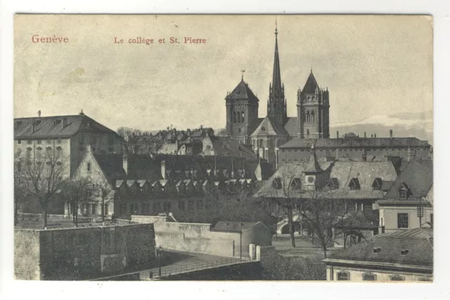 AK Geneve, Le college et St. Pierre, 1909