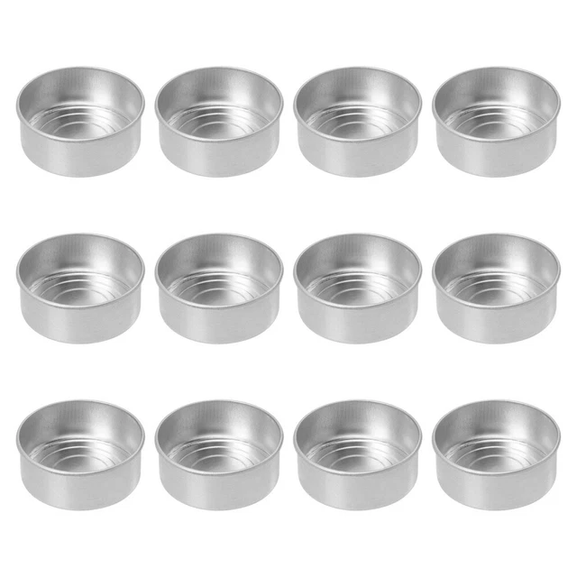 100 piezas velas, tazas de estaño hacer velas entrega hazlo tú mismo tazas de luz de té