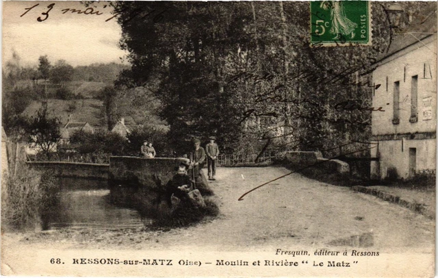 CPA AK RESONS-sur-MATZ Mill and Riviere Le MATZ (424317)