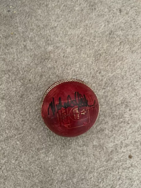 Shane Warne and Michael Holding signed england cricket ball