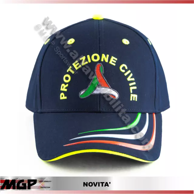 Cappello Cap Berretto Cappellino Protezione Civile Ricami Diretti Esclusivo Mgp