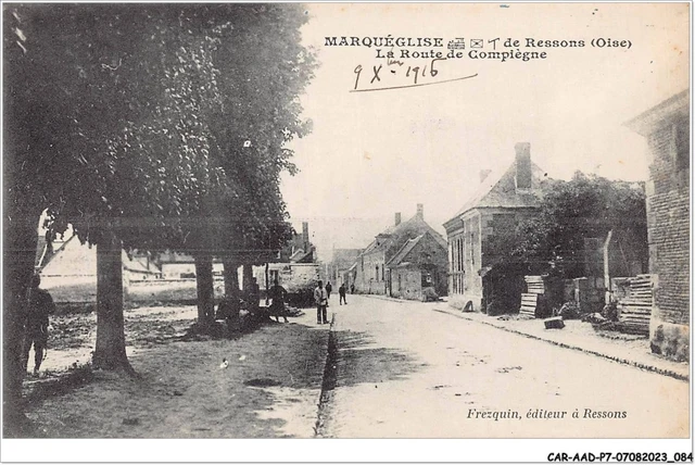 CAR-AADP7-60-0568 - MARQUEGLISE DE RESSONS - La route de compiegne