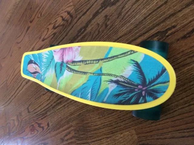 Kryptonics skateboard penny board ocean aqua Hawaii Torpedo camping bravo blue