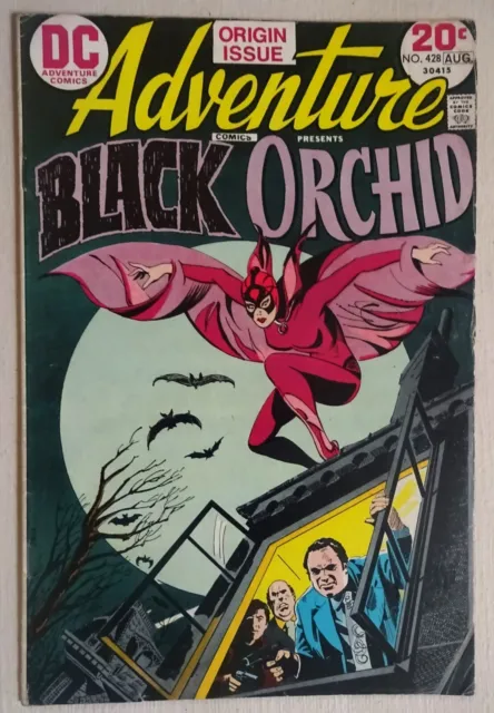 ADVENTURE COMICS #428 1st appearance, cover & origin of Black Orchid 1974