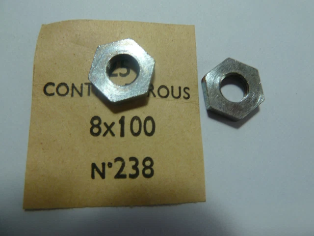 Contre-écrous Moyeu 9 Mm (x2) – NOS Vintage – Pour Vélo Ancien – Stock Jamais Monté