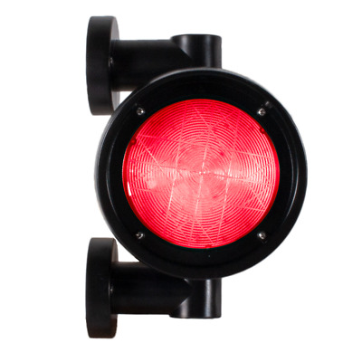 LED Ampel mit roter Linse Verkehrsampel Signalampel 