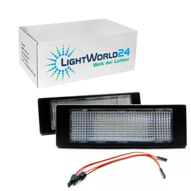 LED Éclairage De Plaque BMW 1er E81 E87 F20 3er E46 6er E63 F12 F13 Z4 E89