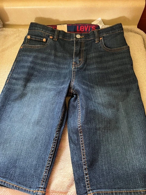 new youth Levis denim shorts size 16, waist 28.