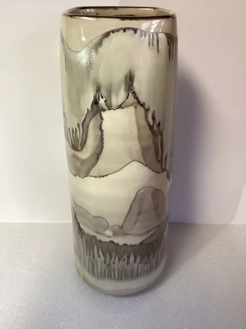 Gorgeous Bruce Fairman Vase Platinum, Titanium & Gold Unique Desert 1 Of A Kind 3