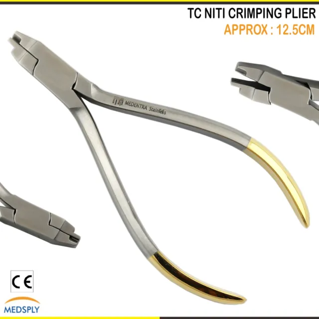Hook Crimping Plier TC Crimpable Arch Wires Placement Lab Instruments New