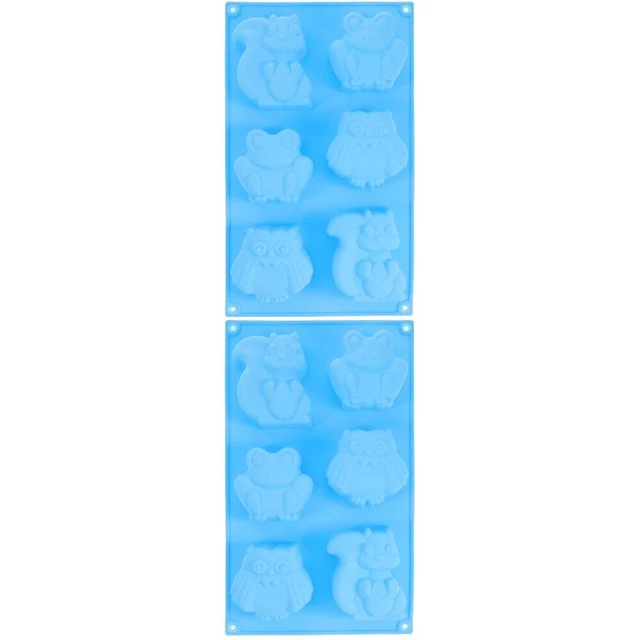 Set 2 Silikonform Mit 6 Löchern Muffinblech Kerze Süssigkeiten Kuchen