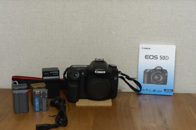 Canon EOS 50D 15.1 MP SLR-Digitalkamera - Schwarz (Nur Gehäuse)