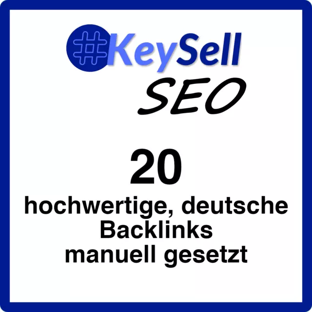 20 deutsche Backlinks, DoFollow, Linkaufbau, manuell, .de Domains, top level SEO