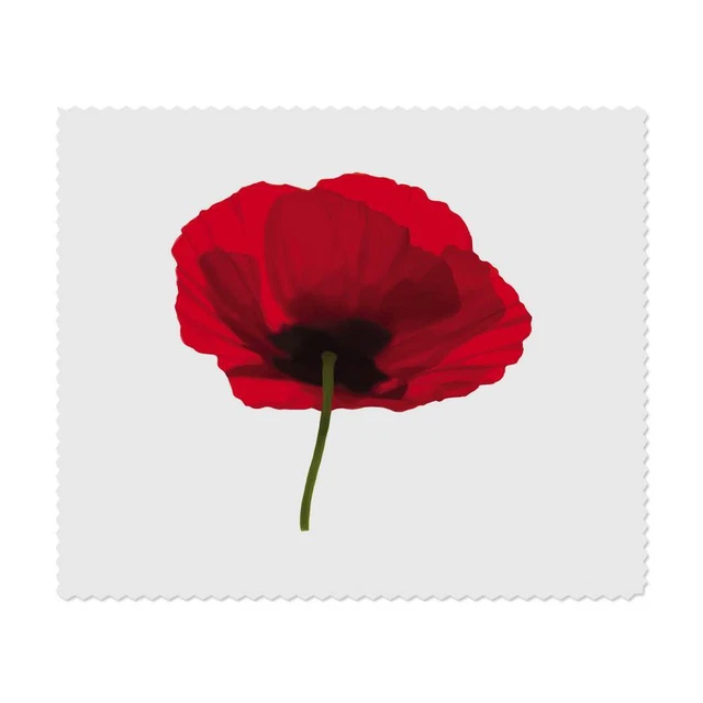 2 x 'Coquelicot' Chiffons de nettoyage pour lentilles (LC00007056)