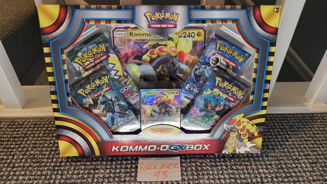 Pokemon Kommo-o GX Sammelbox | Evolutions | Brennende Schatten | S&M 🙂☀️