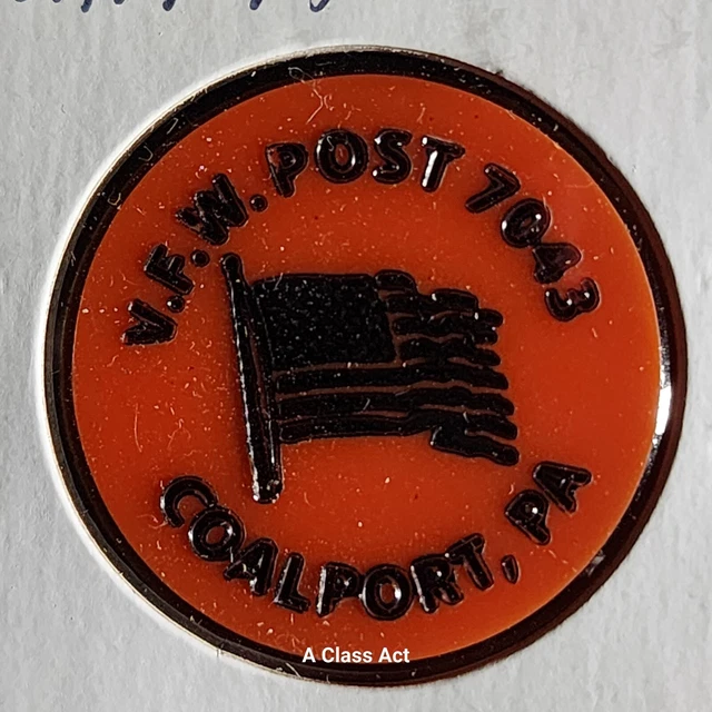 VFW POST 7043, Coalport, PA bon pour ? jeton dans le commerce gft2498