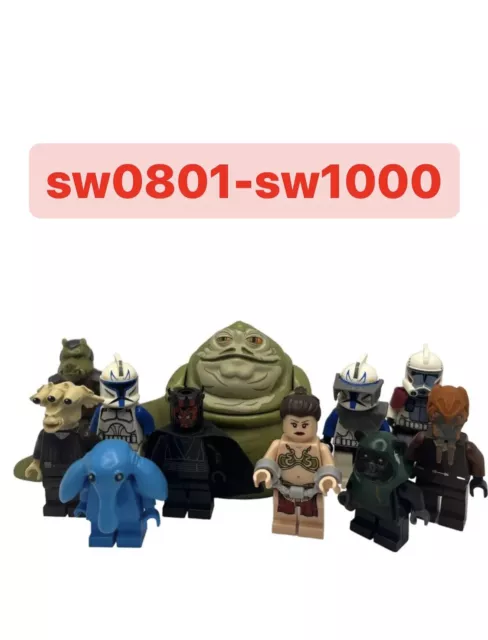 Lego Star Wars Minifiguren / sw0801 - sw1000 / zum Auswählen - Figurensammlung